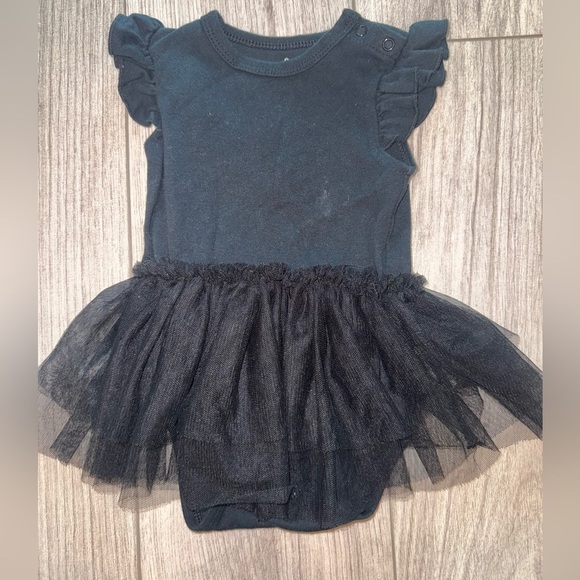 Black Tutu Onesie Bodysuit - Picture 1 of 3